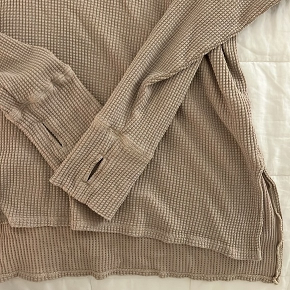 Aerie offline waffle Henley - Picture 3 of 4